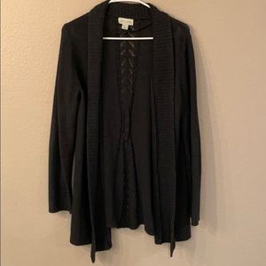 Dark Blue Gray Cardigan